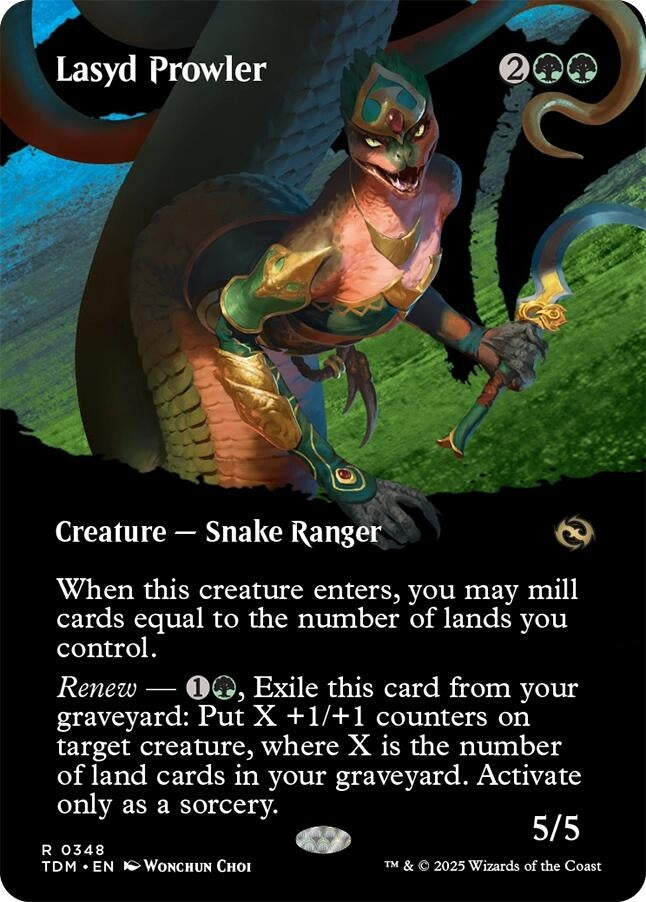 Image for Lasyd Prowler (Borderless) (Tarkir: Dragonstorm) (348) - Magic: The Gathering