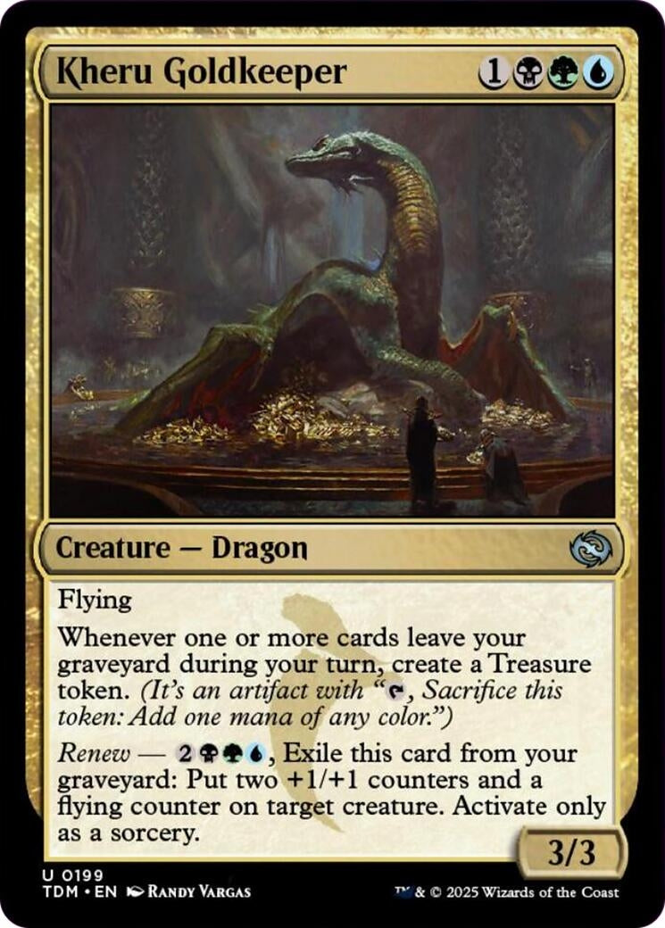 Image for Kheru Goldkeeper (Tarkir: Dragonstorm) (199) - Magic: The Gathering