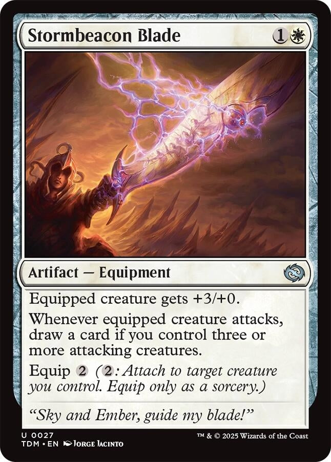 Image for Stormbeacon Blade (Tarkir: Dragonstorm) (27) - Magic: The Gathering