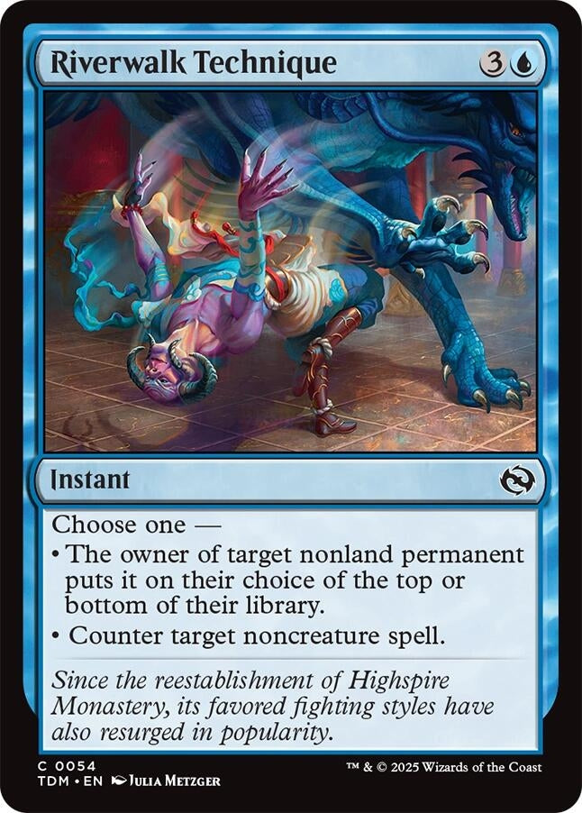Image for Riverwalk Technique (Tarkir: Dragonstorm) (54) - Magic: The Gathering