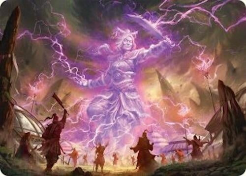 Image for Smile at Death Art Card (4/54) (Art Series: Tarkir: Dragonstorm) (4) - Magic: The Gathering