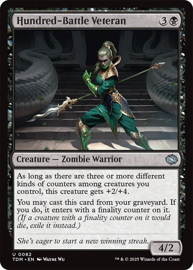 Image for Hundred-Battle Veteran (Tarkir: Dragonstorm) (82) - Magic: The Gathering