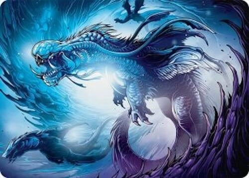 Image for Roiling Dragonstorm Art Card (33/54) (Art Series: Tarkir: Dragonstorm) (33) - Magic: The Gathering