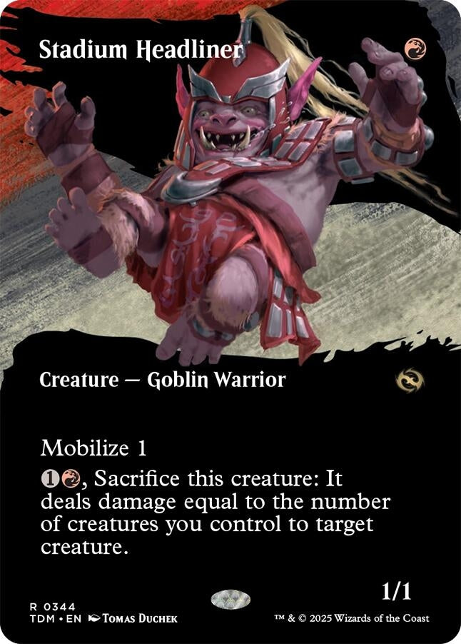 Image for Stadium Headliner (Borderless) (Tarkir: Dragonstorm) (344) - Magic: The Gathering