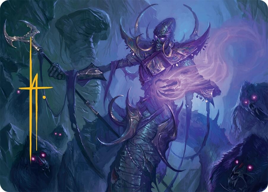 Image for Sidisi, Regent of the Mire Art Card (14/54) (Gold-Stamped Signature) (Art Series: Tarkir: Dragonstorm) (14) - Magic: The Gathering