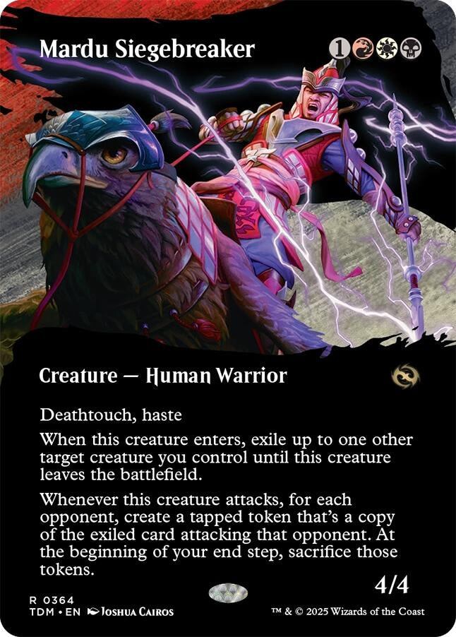 Image for Mardu Siegebreaker (Borderless) (Tarkir: Dragonstorm) (364) - Magic: The Gathering