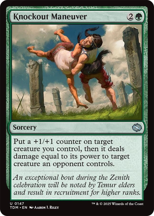 Image for Knockout Maneuver (Tarkir: Dragonstorm) (147) - Magic: The Gathering