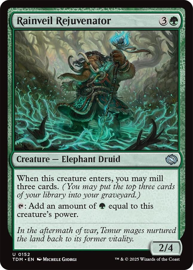 Image for Rainveil Rejuvenator (Tarkir: Dragonstorm) (152) - Magic: The Gathering