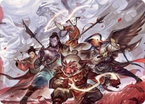 Image for Will of the Jeskai Art Card (54/54) (Art Series: Tarkir: Dragonstorm) (54) - Magic: The Gathering