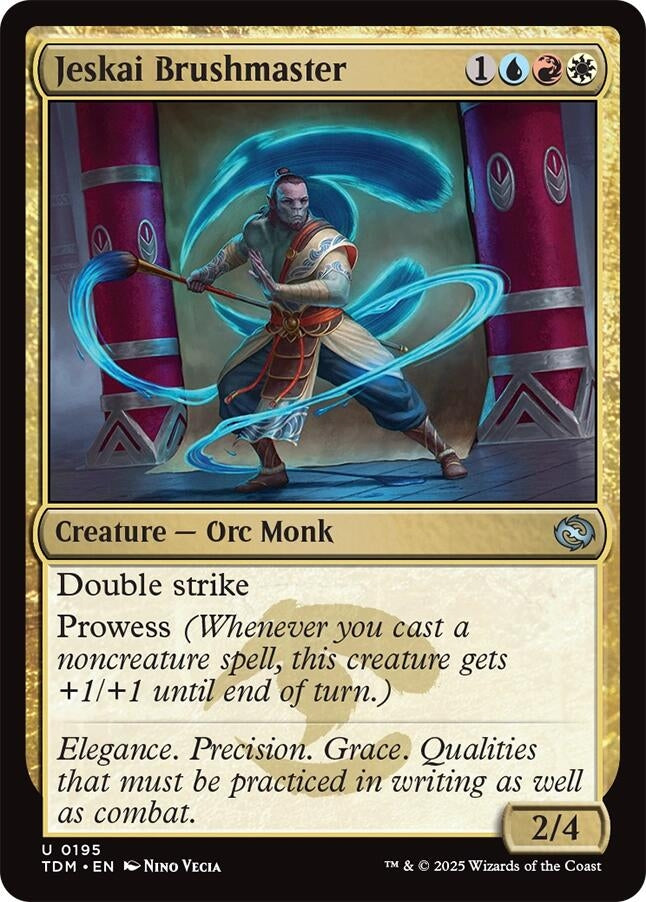 Image for Jeskai Brushmaster (Tarkir: Dragonstorm) (195) - Magic: The Gathering