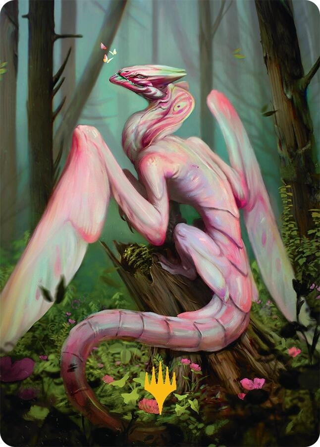 Image for Bloomvine Regent Art Card (46/54) (Gold-Stamped Planeswalker Symbol) (Art Series: Tarkir: Dragonstorm) (46) - Magic: The Gathering