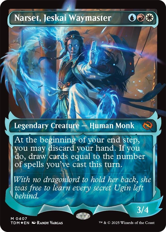 Image for Narset, Jeskai Waymaster (Showcase) (Tarkir: Dragonstorm) (407) - Magic: The Gathering