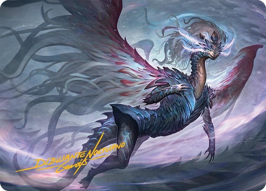 Image for Shiko, Paragon of the Way Art Card (37/54) (Gold-Stamped Signature) (Art Series: Tarkir: Dragonstorm) (37) - Magic: The Gathering