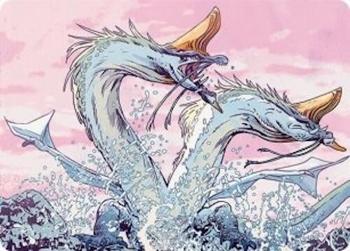 Image for Twinmaw Stormbrood Art Card (39/54) (Art Series: Tarkir: Dragonstorm) (39) - Magic: The Gathering