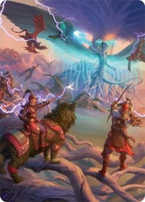 Image for All-Out Assault Art Card (50/54) (Art Series: Tarkir: Dragonstorm) (50) - Magic: The Gathering