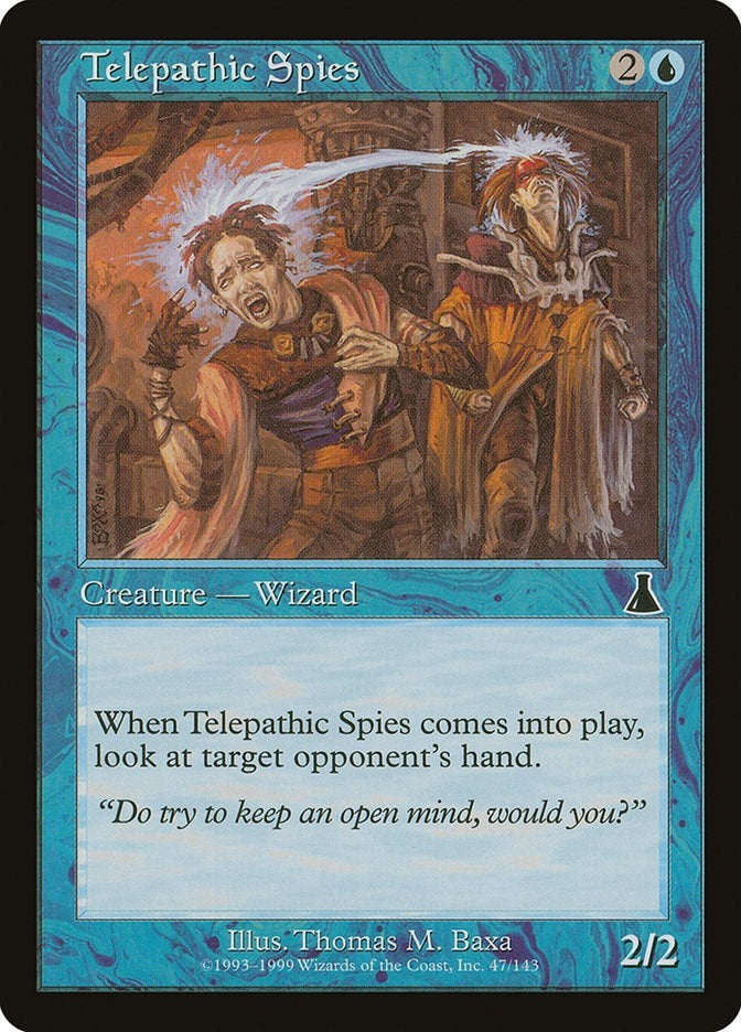 Image for Telepathic Spies (Urza's Destiny) (47) - Magic: The Gathering