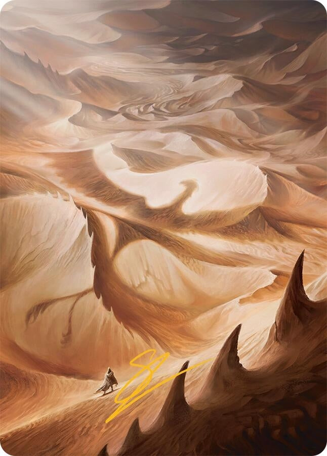 Image for Plains Art Card (30/54) (Gold-Stamped Signature) (Art Series: Tarkir: Dragonstorm) (30) - Magic: The Gathering