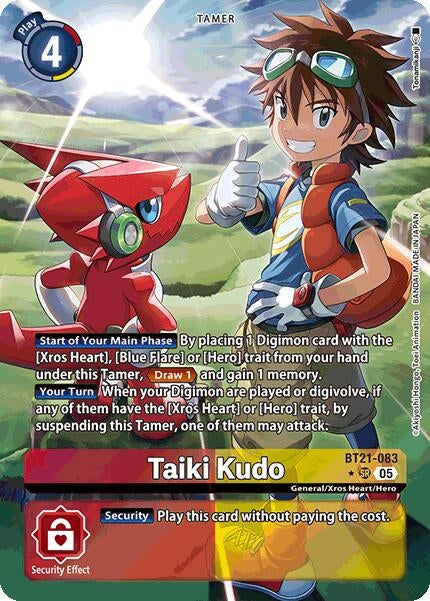 Image for Taiki Kudo (Alternate Art) (BT21) (BT21-083 SR) - Digimon Card Game