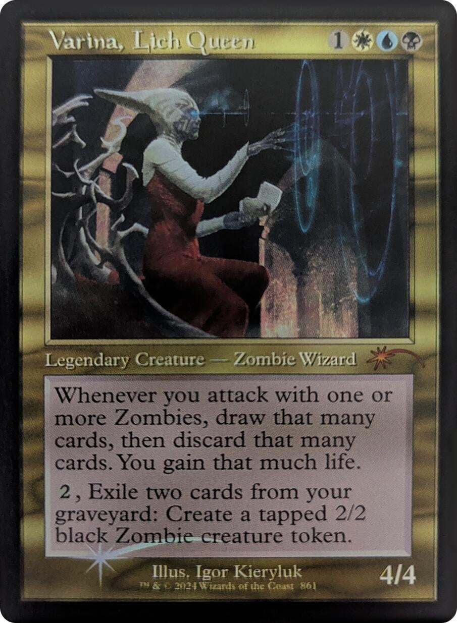 Image for Varina, Lich Queen (Retro Frame) (Secret Lair Drop Series) (861) - Magic: The Gathering