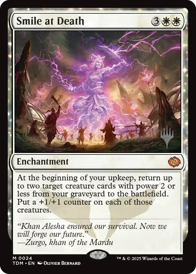 Image for Smile at Death (Promo Pack: Tarkir: Dragonstorm) (24) - Magic: The Gathering