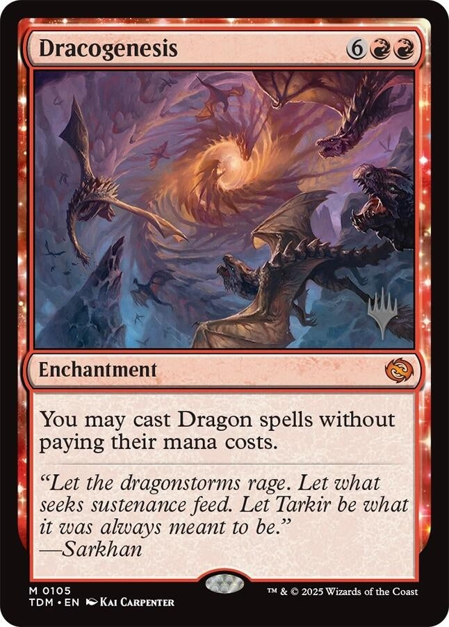 Image for Dracogenesis (Promo Pack: Tarkir: Dragonstorm) (105) - Magic: The Gathering