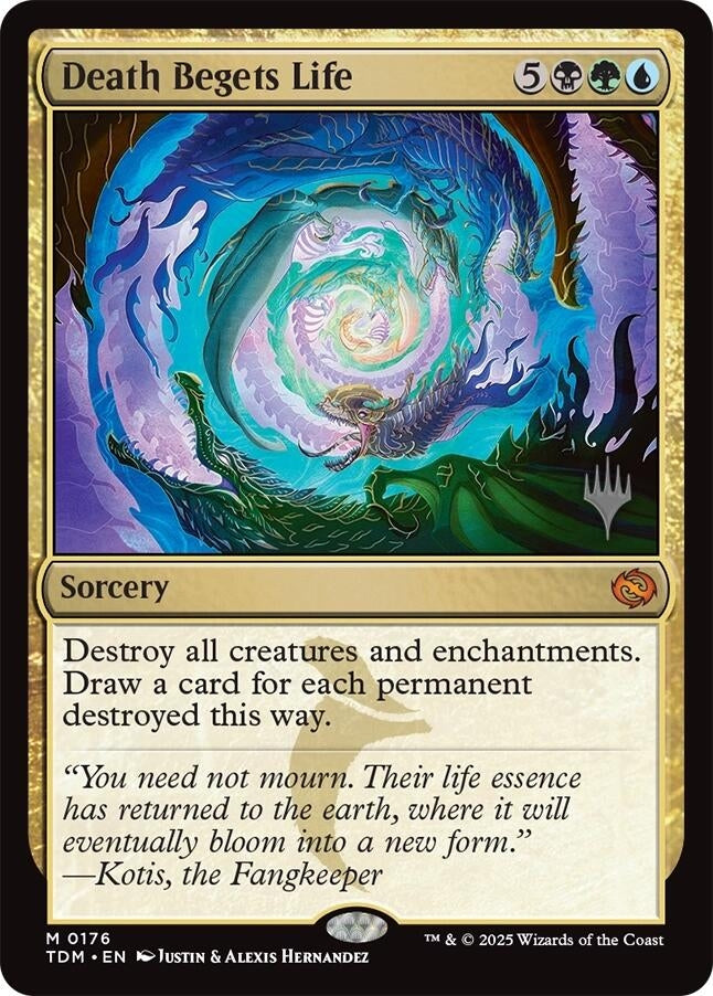 Image for Death Begets Life (Promo Pack: Tarkir: Dragonstorm) (176) - Magic: The Gathering