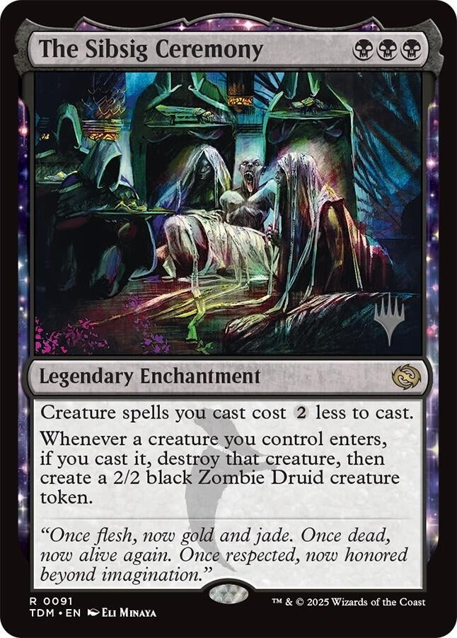 Image for The Sibsig Ceremony (Promo Pack: Tarkir: Dragonstorm) (91) - Magic: The Gathering