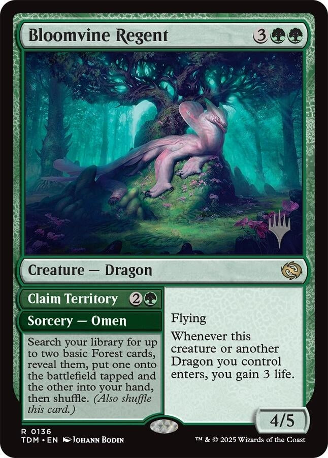 Image for Bloomvine Regent (Promo Pack: Tarkir: Dragonstorm) (136) - Magic: The Gathering