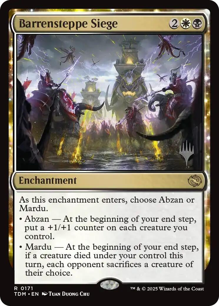 Image for Barrensteppe Siege (Promo Pack: Tarkir: Dragonstorm) (171) - Magic: The Gathering