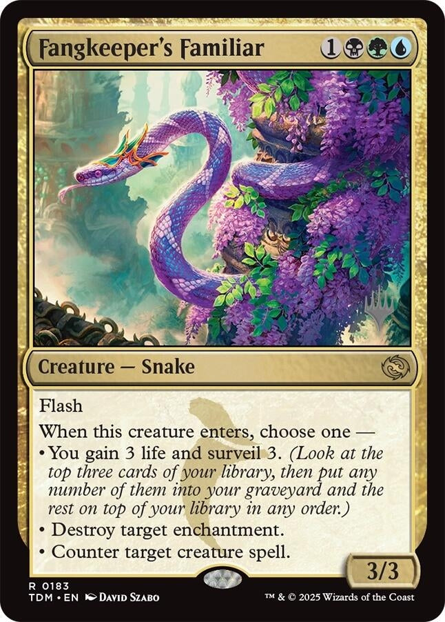 Image for Fangkeeper's Familiar (Promo Pack: Tarkir: Dragonstorm) (183) - Magic: The Gathering