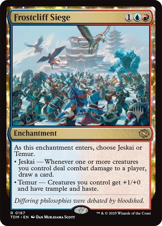 Image for Frostcliff Siege (Promo Pack: Tarkir: Dragonstorm) (187) - Magic: The Gathering