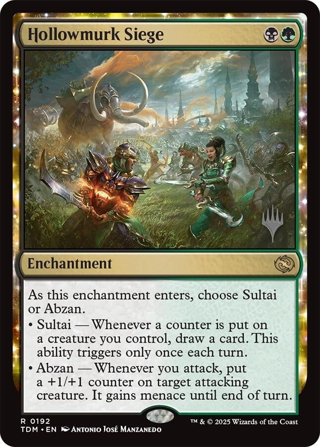 Image for Hollowmurk Siege (Promo Pack: Tarkir: Dragonstorm) (192) - Magic: The Gathering