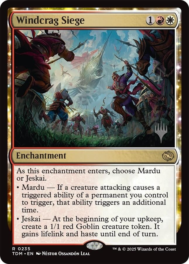 Image for Windcrag Siege (Promo Pack: Tarkir: Dragonstorm) (235) - Magic: The Gathering