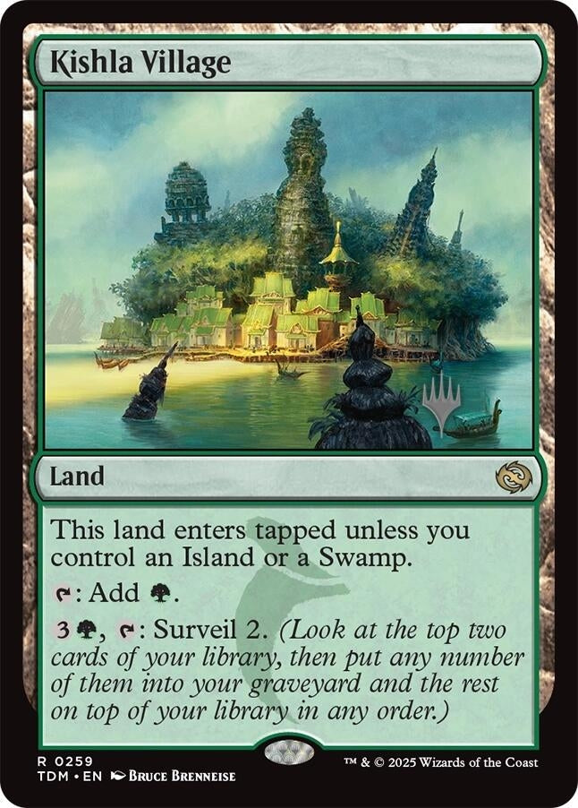 Image for Kishla Village (Promo Pack: Tarkir: Dragonstorm) (259) - Magic: The Gathering