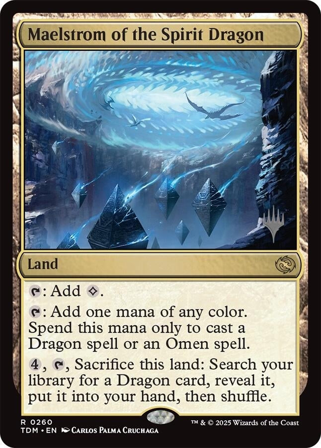 Image for Maelstrom of the Spirit Dragon (Promo Pack: Tarkir: Dragonstorm) (260) - Magic: The Gathering