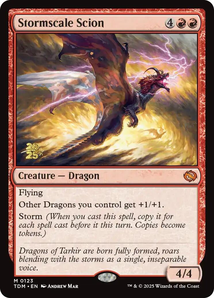 Image for Stormscale Scion (Prerelease Cards) (123) - Magic: The Gathering