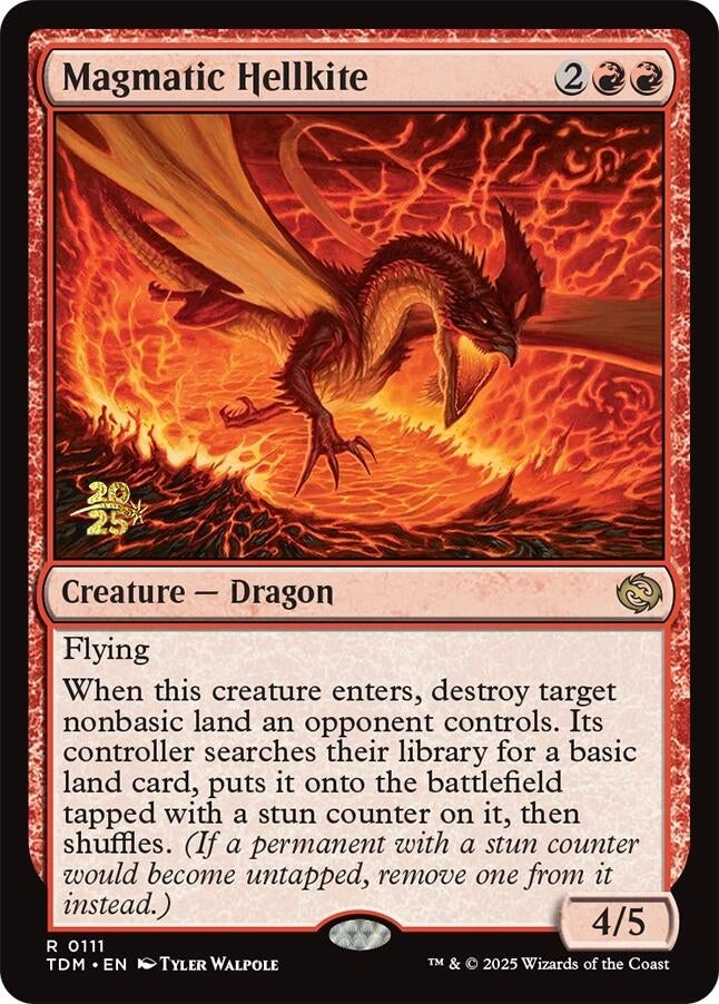 Image for Magmatic Hellkite (Prerelease Cards) (111) - Magic: The Gathering