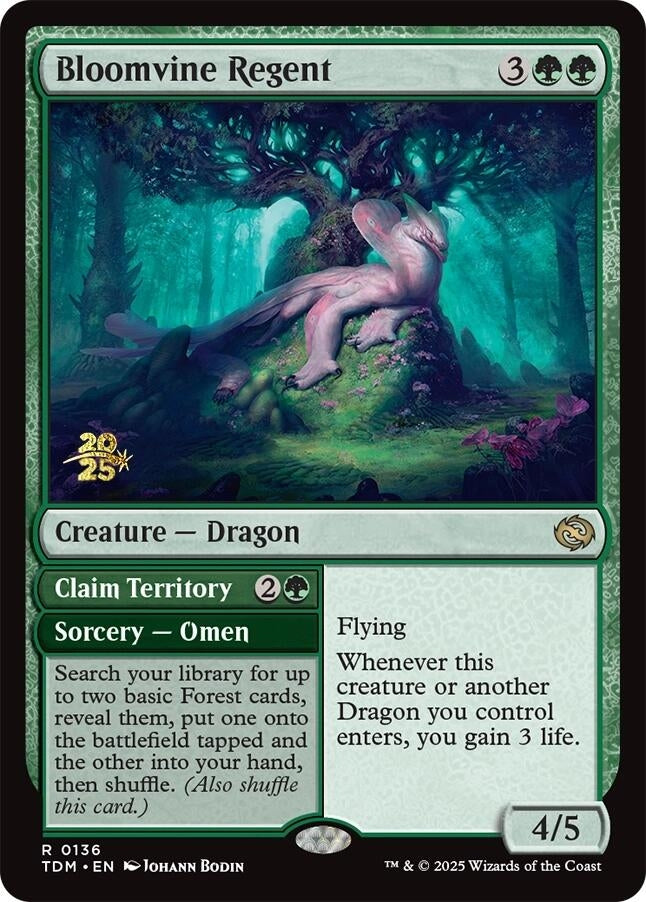 Image for Bloomvine Regent (Prerelease Cards) (136) - Magic: The Gathering