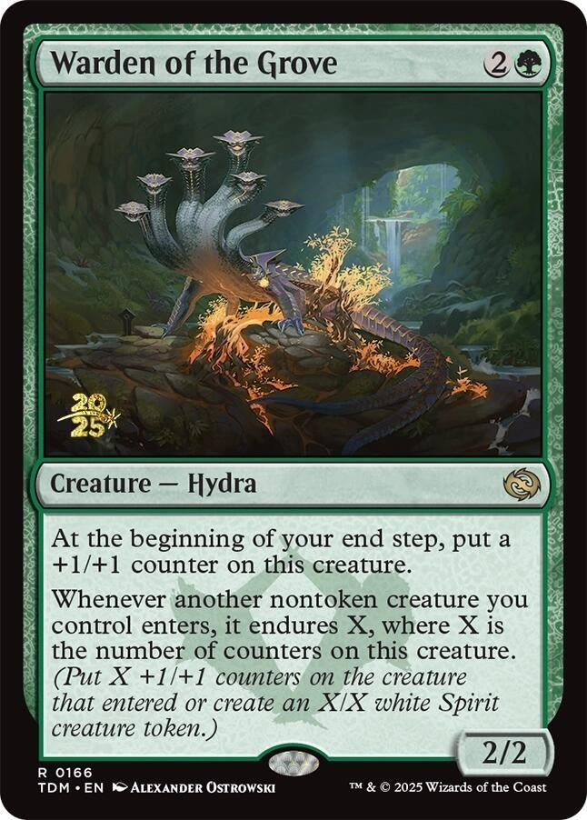 Image for Warden of the Grove (Prerelease Cards) (166) - Magic: The Gathering