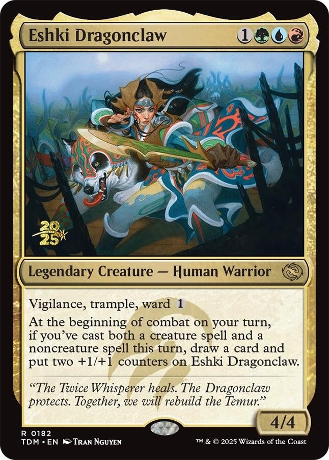 Image for Eshki Dragonclaw (Prerelease Cards) (182) - Magic: The Gathering