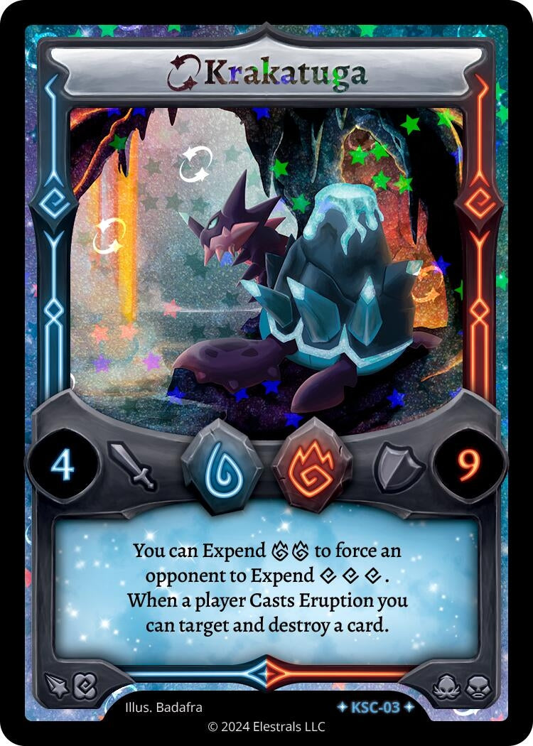 Image for Krakatuga (Stellar) (Clash! Promos) (KSC-03) - Elestrals