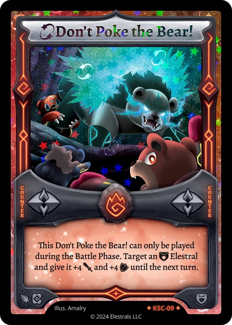 Image for Don't Poke the Bear! (Stellar) (Clash! Promos) (KSC-09) - Elestrals