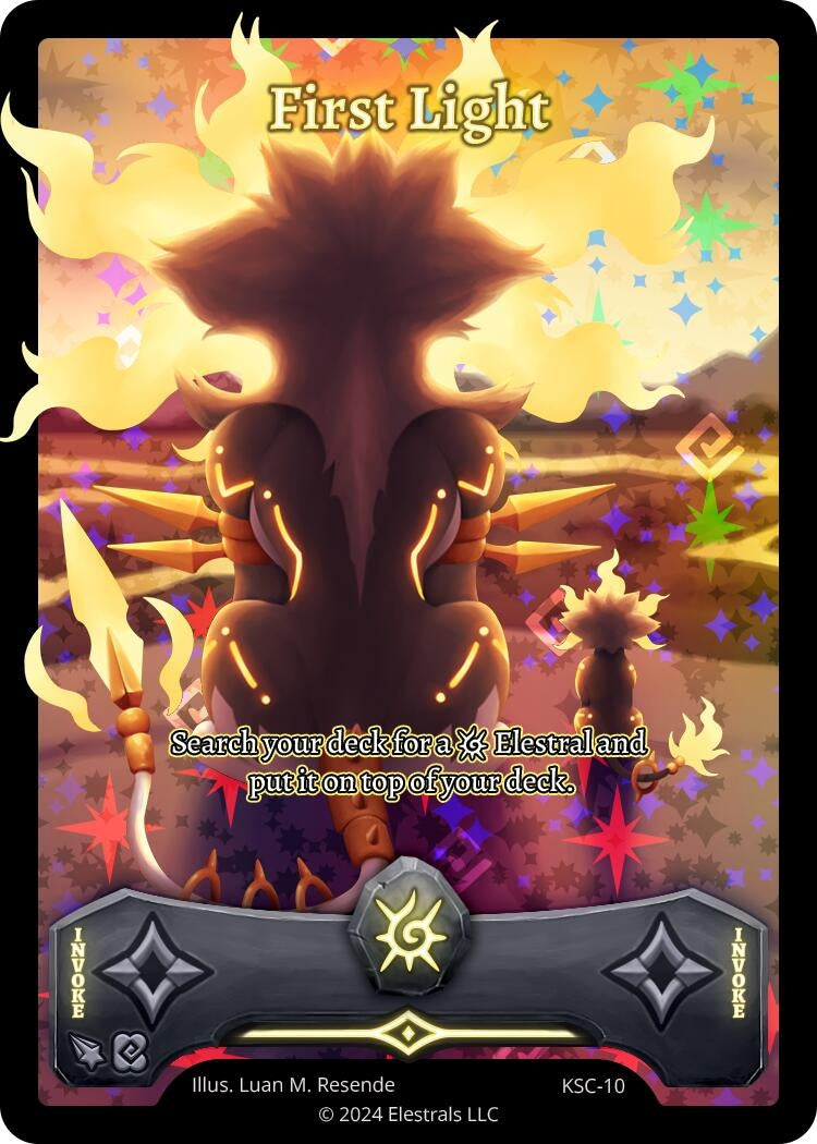 Image for First Light (Full Art) (Clash! Promos) (KSC-10) - Elestrals