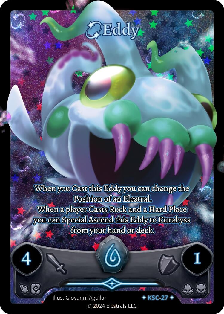 Image for Eddy (Full Art) (Stellar) (Clash! Promos) (KSC-27) - Elestrals