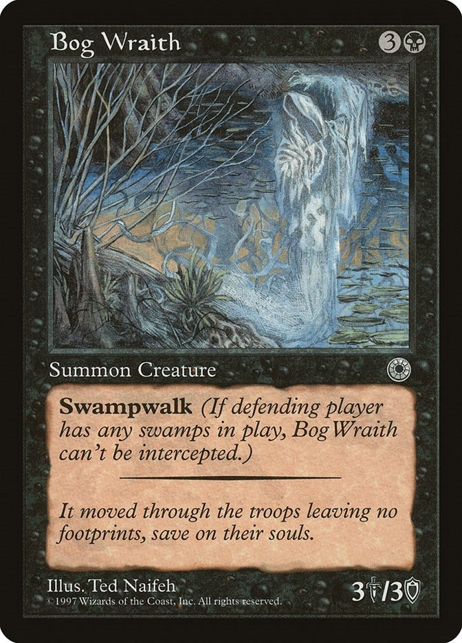 Image for Bog Wraith (Portal) - Magic: The Gathering