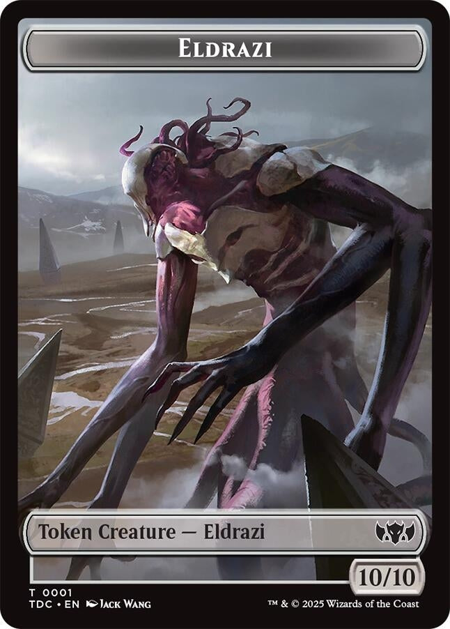Image for Eldrazi // Citizen Double-Sided Token (Commander: Tarkir: Dragonstorm) (1 // 26) - Magic: The Gathering
