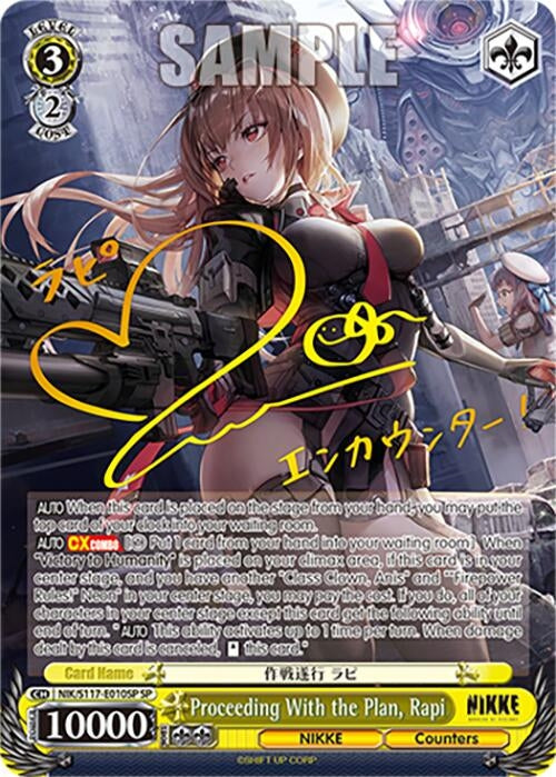 Image for Proceeding With the Plan, Rapi (SP) (GODDESS OF VICTORY: NIKKE) (NIK/S117-E010SP SP) - Weiss Schwarz