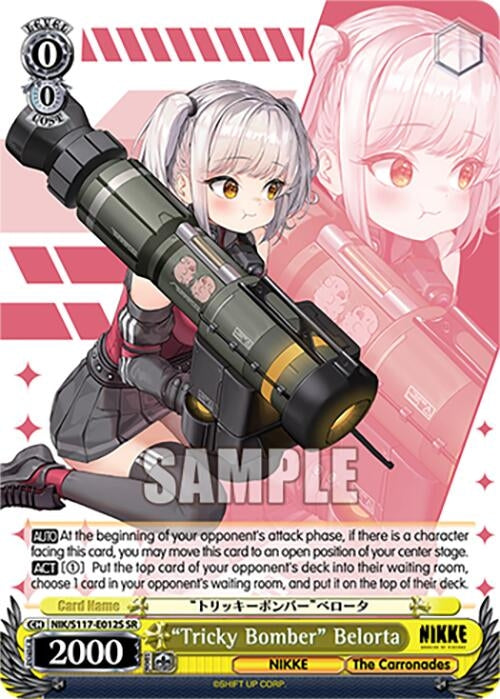 Image for "Tricky Bomber" Belorta (SR) (GODDESS OF VICTORY: NIKKE) (NIK/S117-E012S SR) - Weiss Schwarz