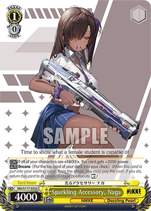 Image for Sparkling Accessory, Naga (GODDESS OF VICTORY: NIKKE) (NIK/S117-E022 C) - Weiss Schwarz