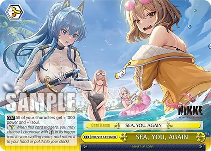 Image for SEA, YOU, AGAIN (GODDESS OF VICTORY: NIKKE) (NIK/S117-E026 CR) - Weiss Schwarz